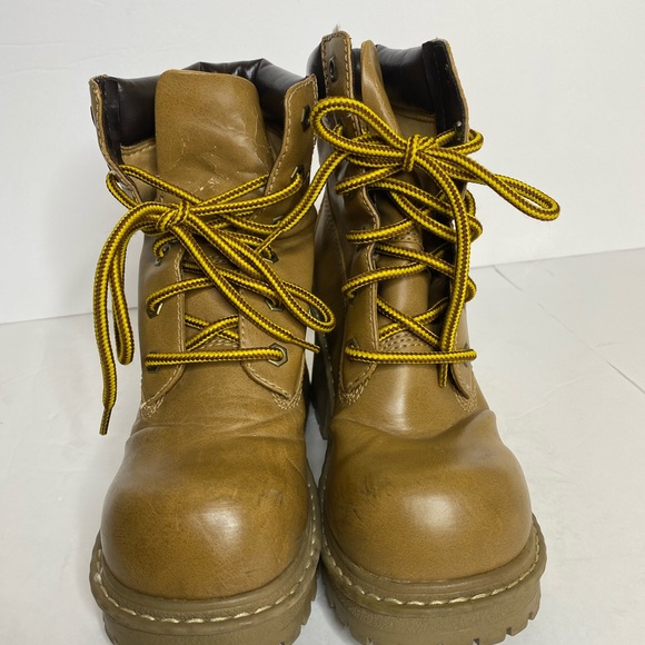 lei | Shoes | Vintage Lei Chunky Construction Lace Up Boots | Poshmark